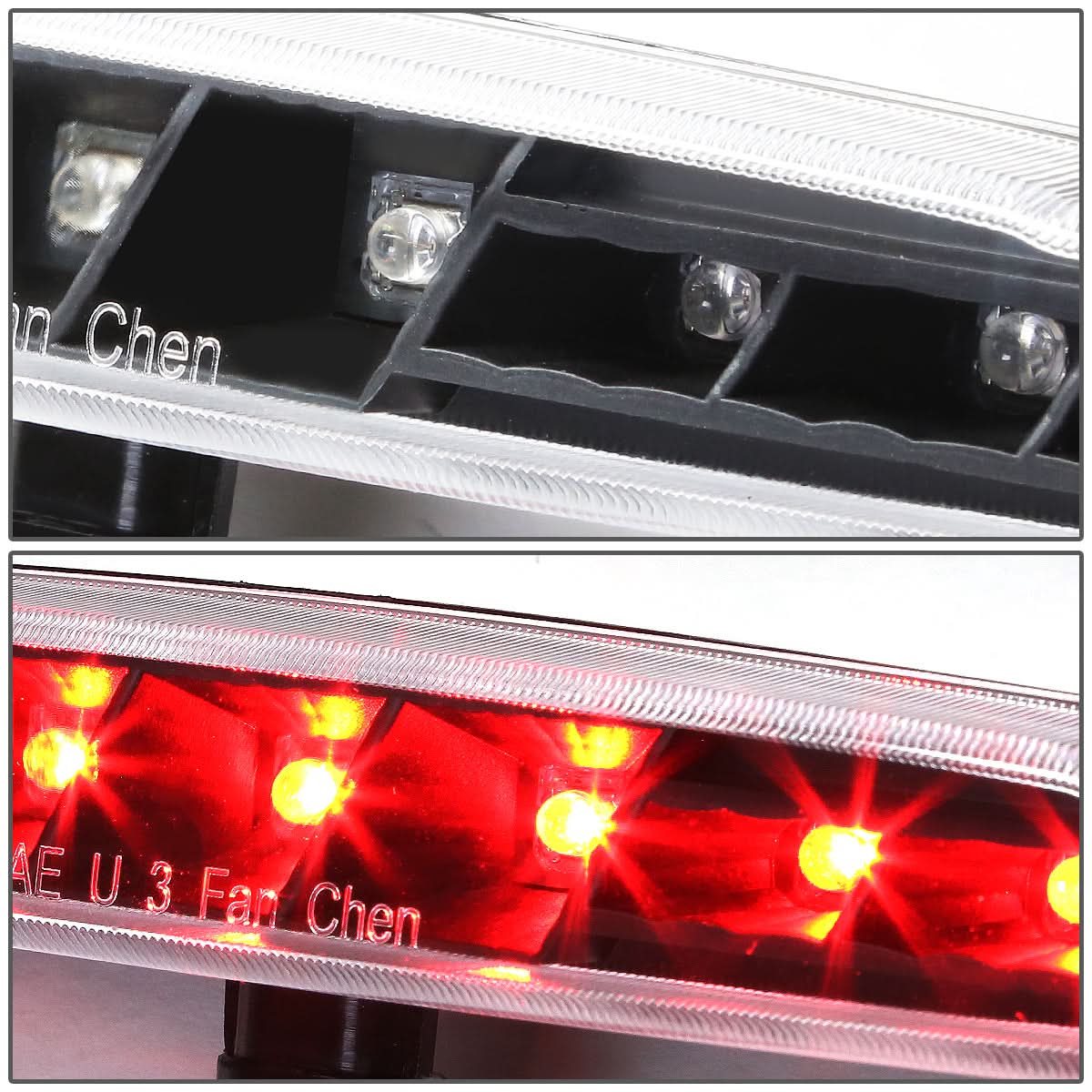 1997-2004 Chevrolet Corvette C5 LED Third Brake Light - Black - Image 3