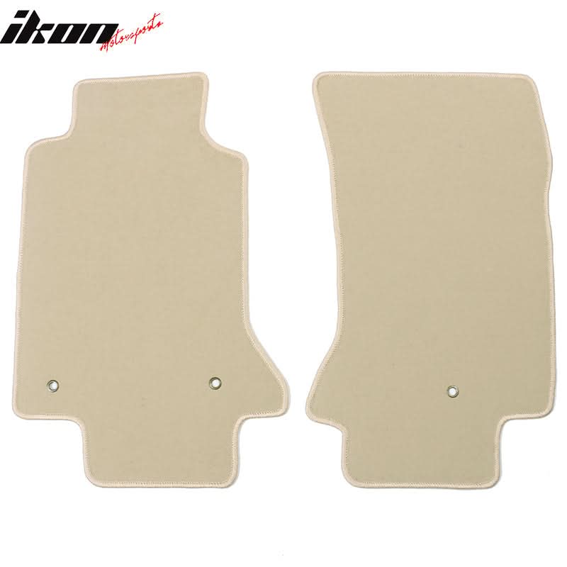1997-2004 Chevrolet Corvette Car Floor Mats Carpet 2PC Nylon - Image 2