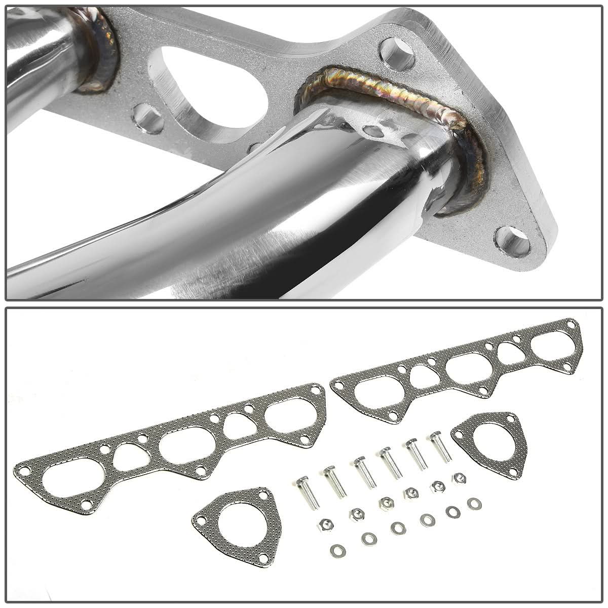 1997-2004 Porsche 996 Turbo/GT2 Performance Header - Stainless Steel - Image 4