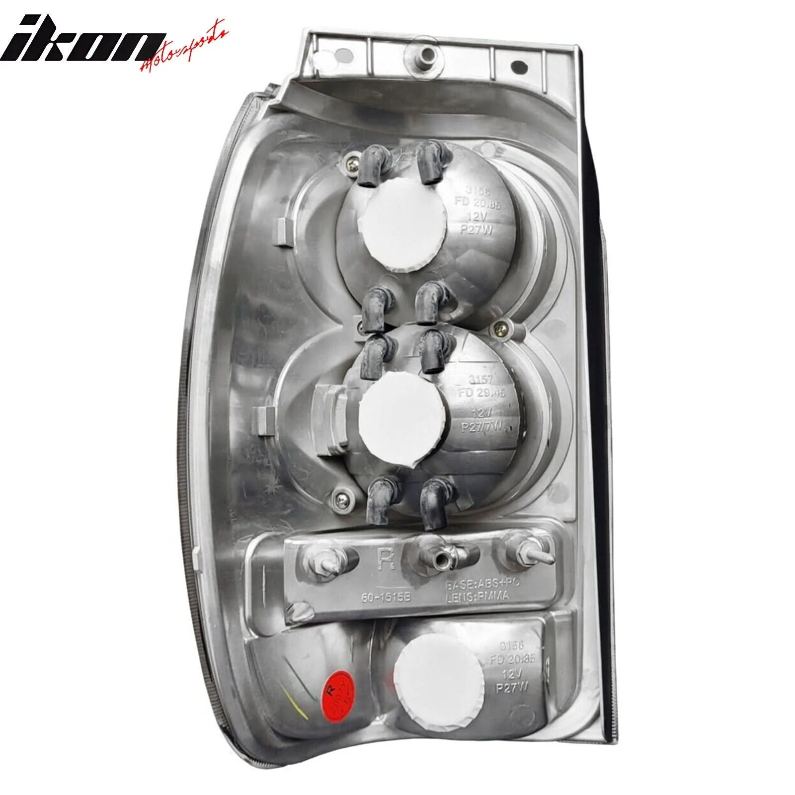1998-2001 Explorer Chrome Clear Lens LED Tail Lights Rear Brake Lamps - Image 4