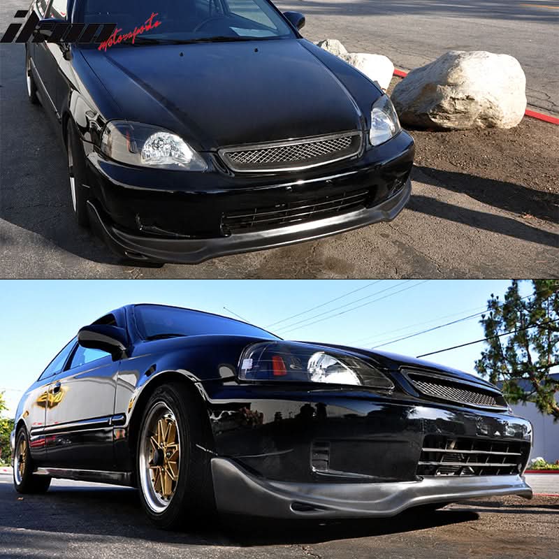 1999-2000 Honda Civic OE Style Front Bumper Lip PU - Image 15