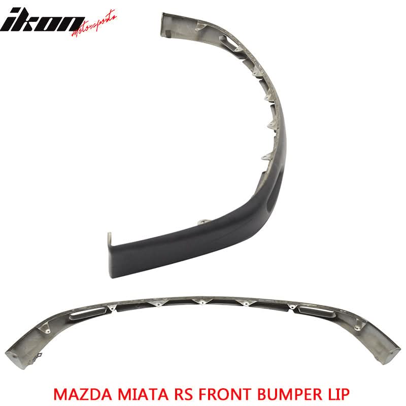 1999-2000 Mazda Miata OEM Style Unpainted Black Front Bumper Lip PU - Image 5