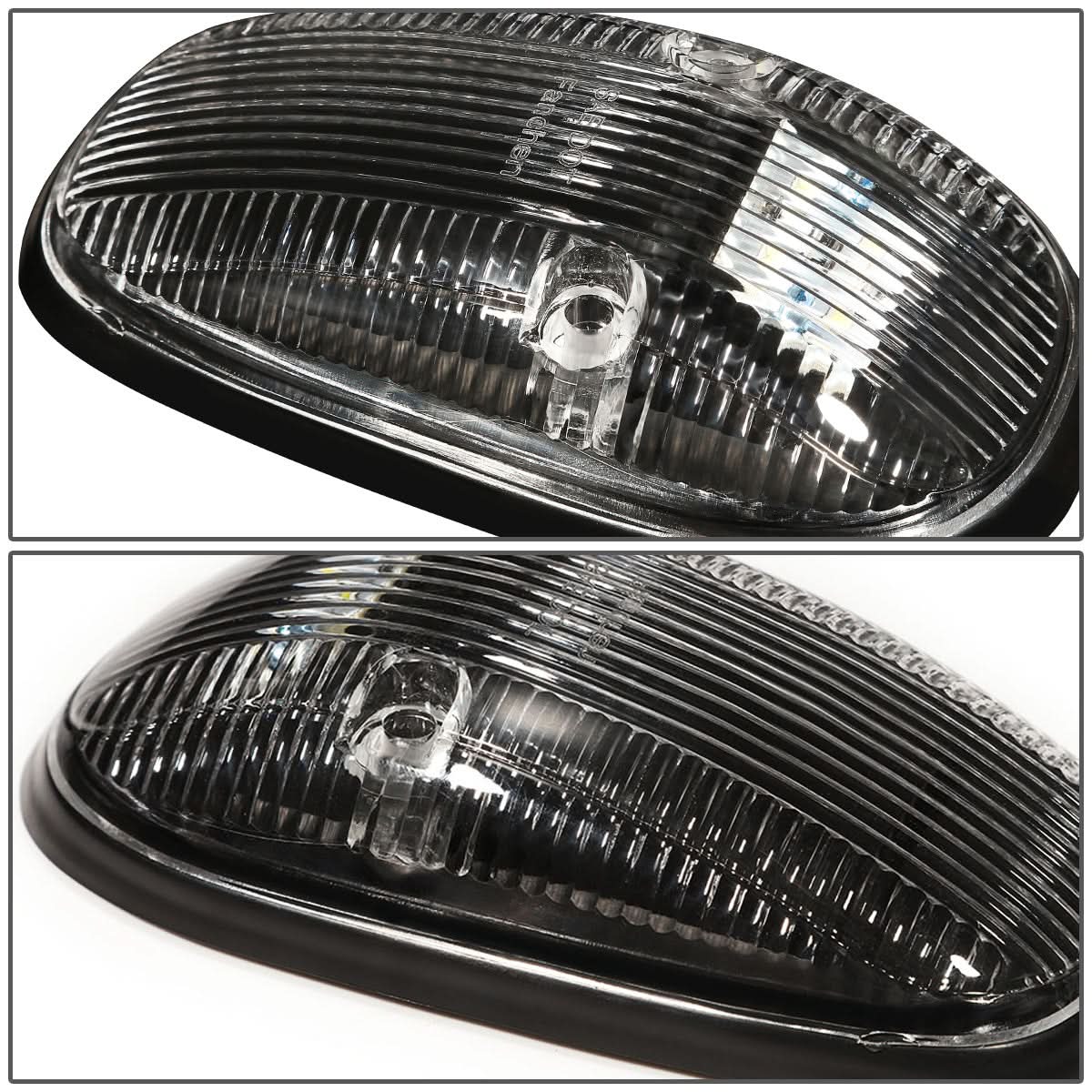 1999-2002 Dodge Ram 2500/3500 Cab Light - Black Housing Amber LED - Image 5