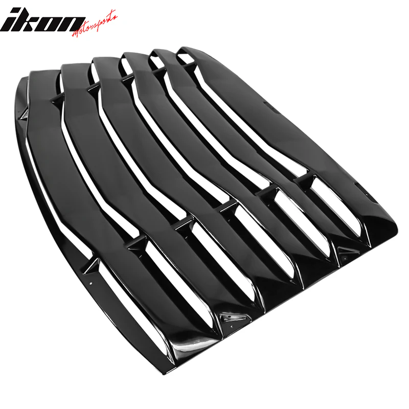 1999-2004 Ford Mustang IKON Style Rear Window Louver ABS - Image 2