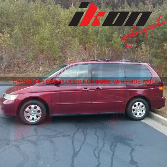 1999-2004 Honda Odyssey OE Style Black Roof Rack Cross Bar Aluminum - Image 3