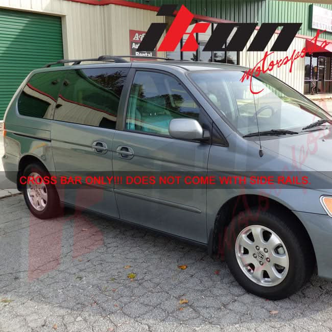 1999-2004 Honda Odyssey OE Style Black Roof Rack Cross Bar Aluminum - Image 4