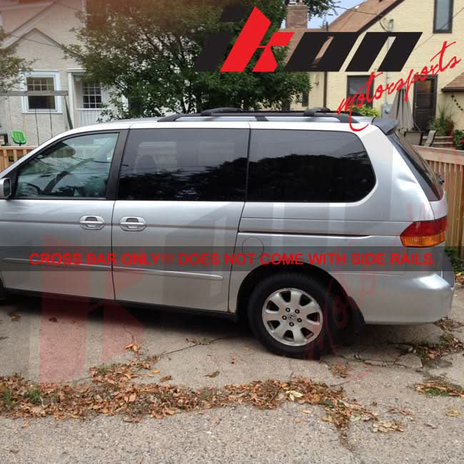 1999-2004 Honda Odyssey OE Style Black Roof Rack Cross Bar Aluminum - Image 5
