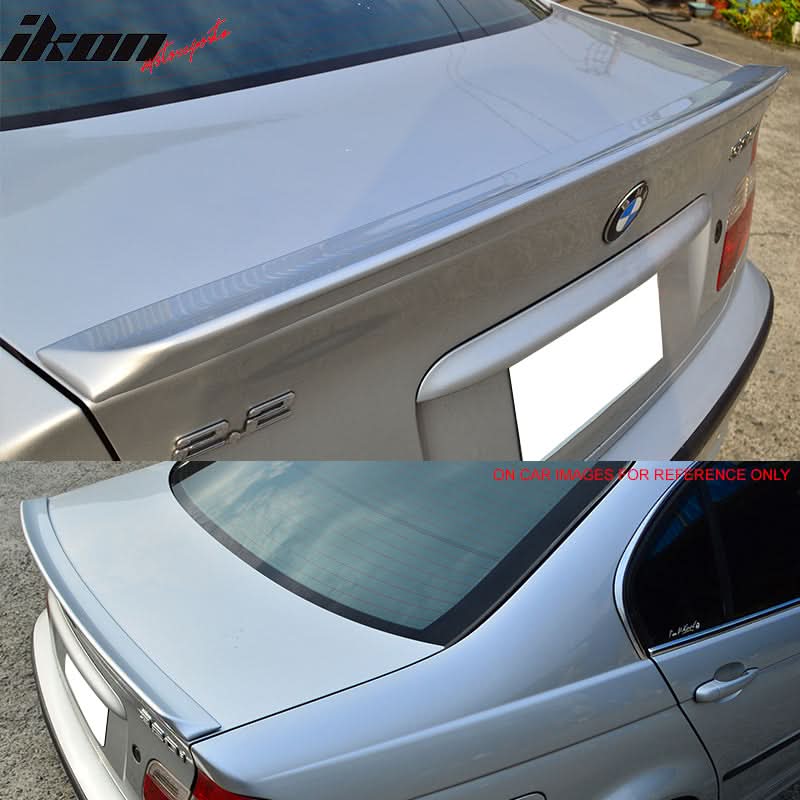 1999-2005 BMW E46 3 Series 4-Door Ikon Style Trunk Spoiler ABS - Image 4