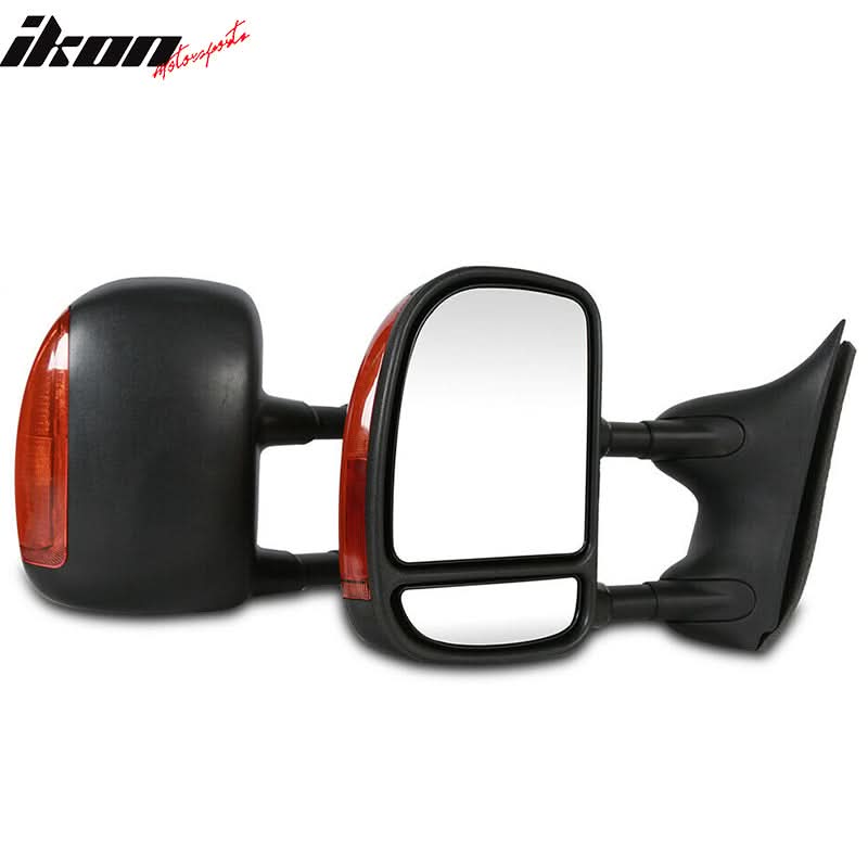 1999-2007 Ford F250 F350 Telescoping Power Tow Mirrors Turn Signal ABS - Image 5
