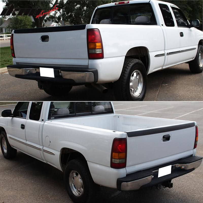 1999-2007 Silverado Sierra Fleetside SL Tailgate Molding Cap Cover PP - Image 2