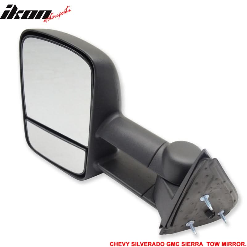 1999-2007Â Chevyado GMC Sierra Side View Towing Mirror Manual - Image 4