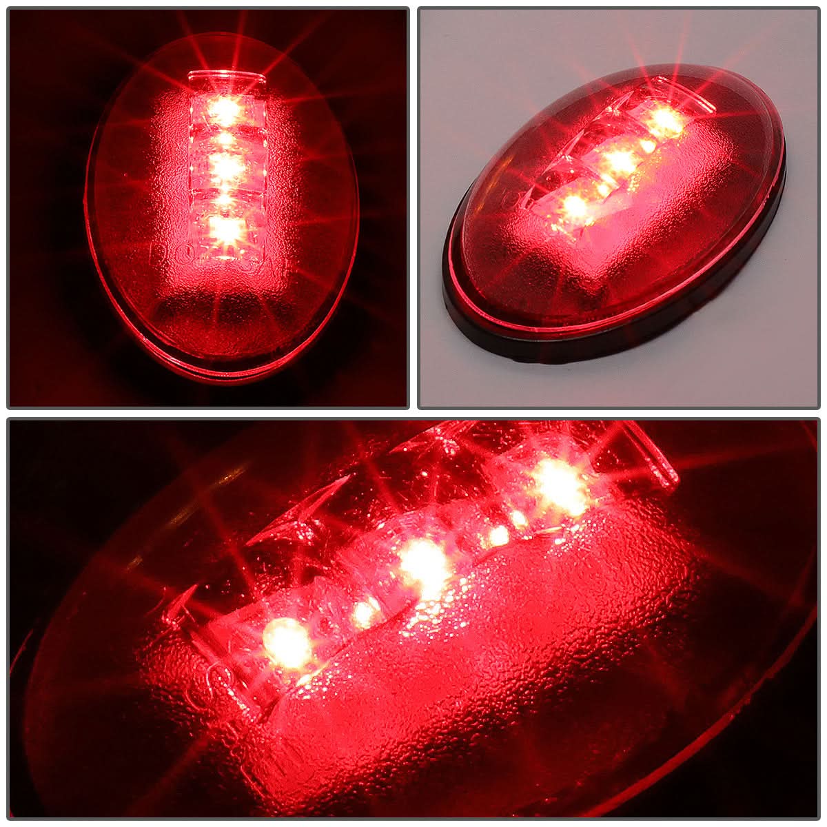 1999-2010 Ford F-250SD F-350SD F-450SD Dually Fender Light Kit 4PCS Clear - Image 4