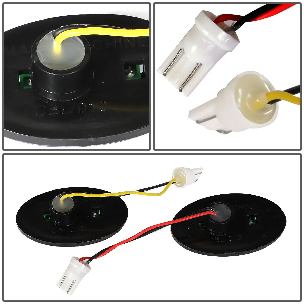 1999-2010 Ford F-250SD F-350SD F-450SD Dually Fender Light Kit 4PCS Clear - Image 6