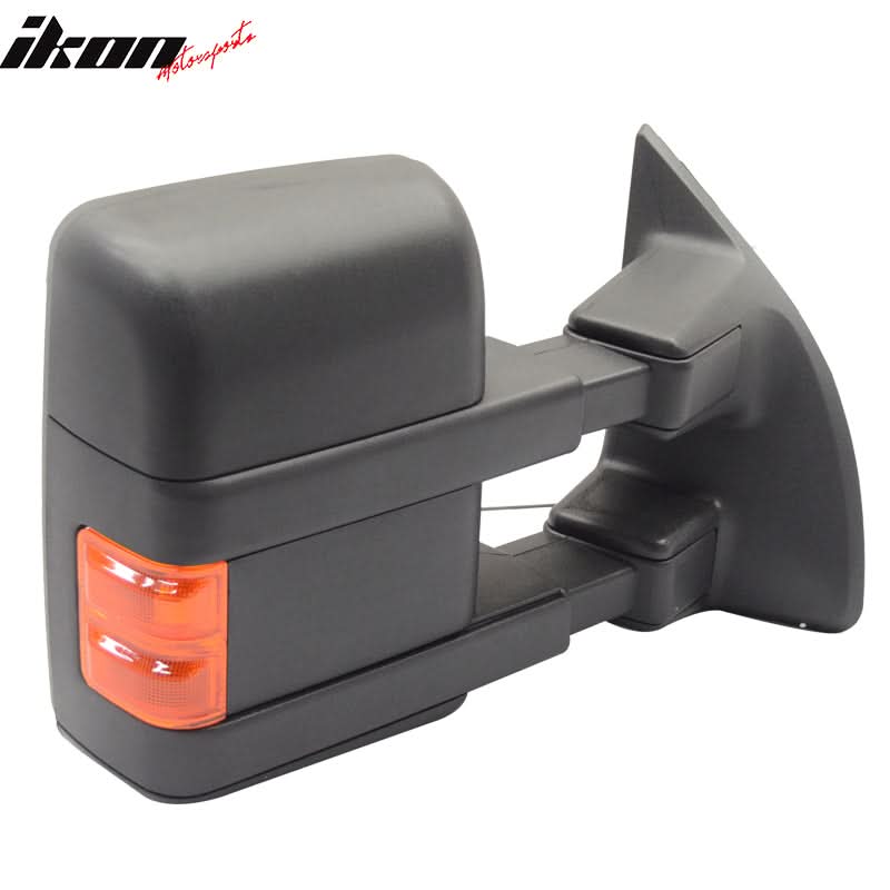 1999-2015Â Ford F250 F350 F450 F550 Super Duty Rear View Towing Mirrors - Image 5