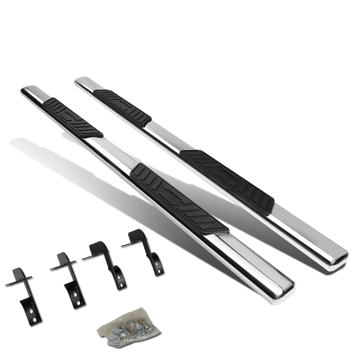 1999-2016 Ford F-250 F-350 F-450 F-550 Super Duty 5" Oval Nerf Bars - Image 2