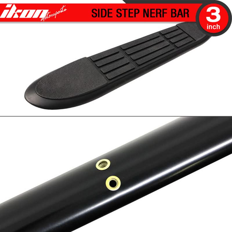 1999-2016 Ford F250 F350 F450 Cab Pickup 3in Steel Side Steps - Image 9