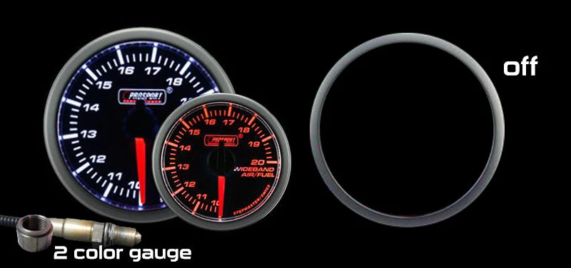 2-1/16" Premium Wideband Air Fuel Ratio kit-Amber/White - Image 4
