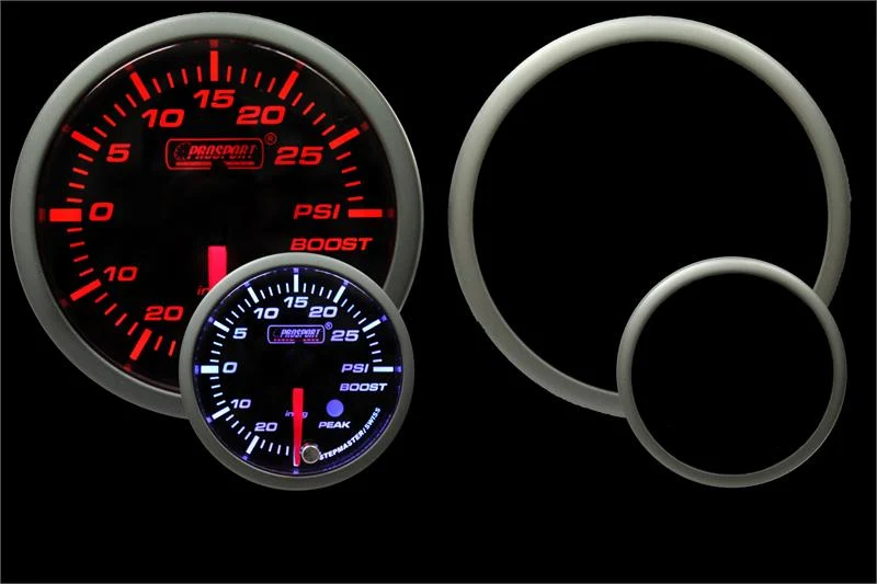 2-1/16" Premium Amber / White Electric Boost gauge - Image 4