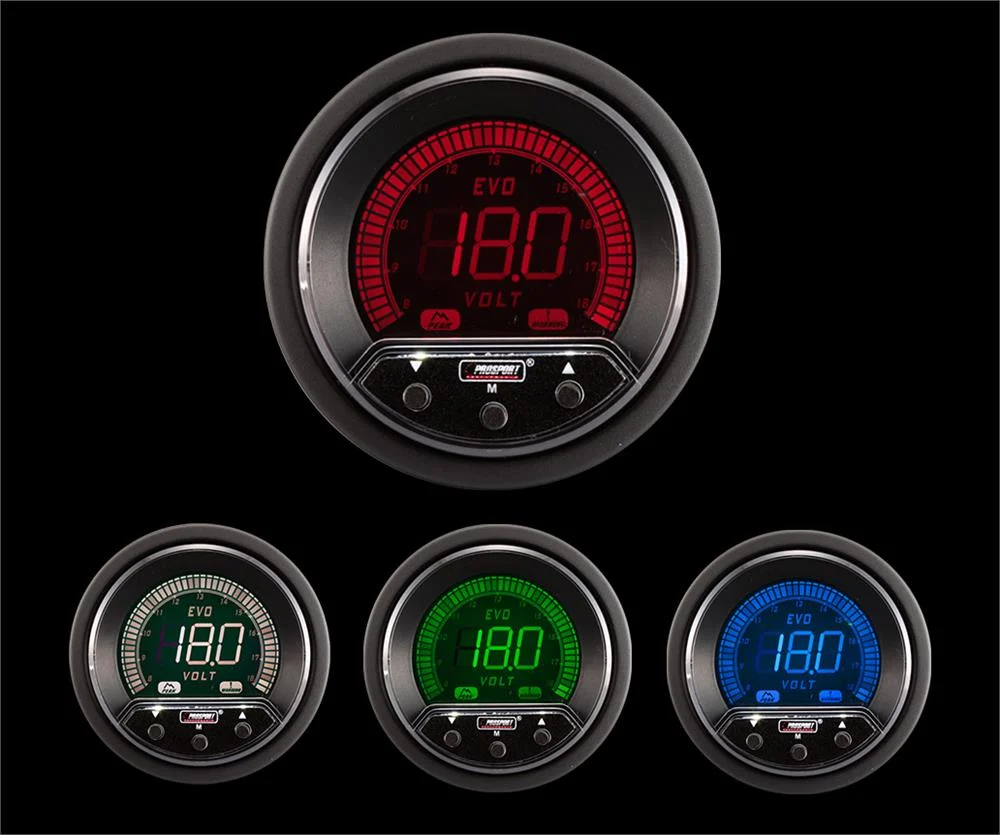 2-1/16" Premium Evo Electrical Volt Gauge - Image 4