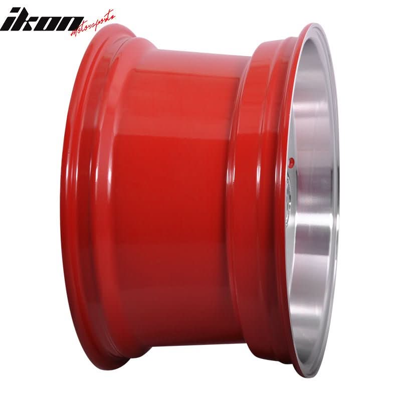 (2) 17X10 +30 5X100 / 5X114.3 Step Lip Deep Dish Mesh Wheels Rims Kit - Image 5