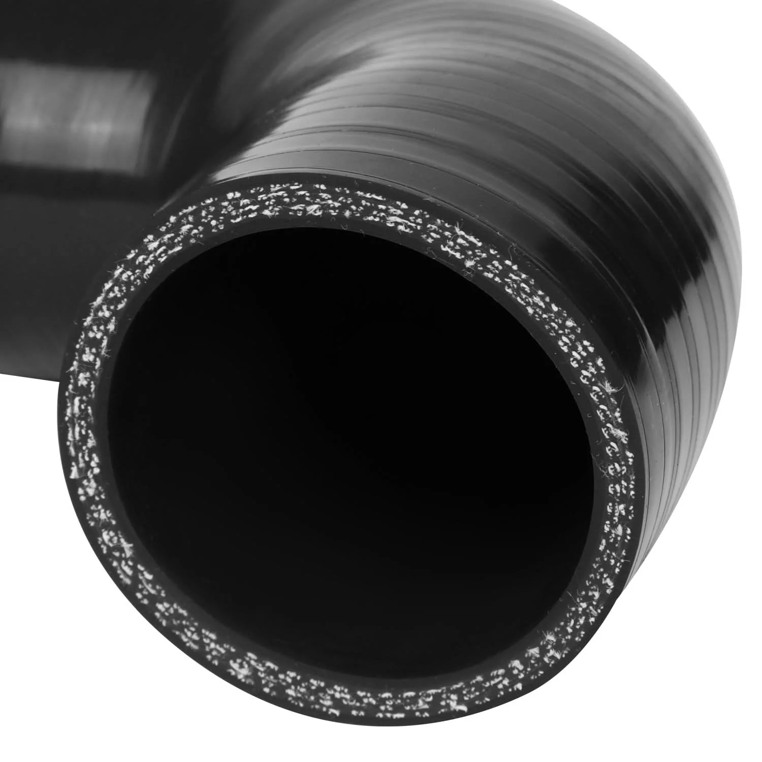 2.25" 90 Degree Silicone Hose 3-Ply Black - Image 2