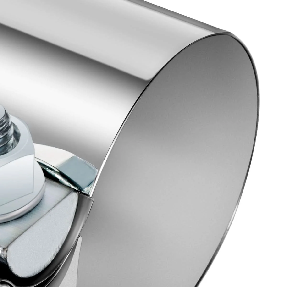 2.25" Stainless Steel Exhaust Band Clamp Set - 2 Piece Butt Joint - Image 2