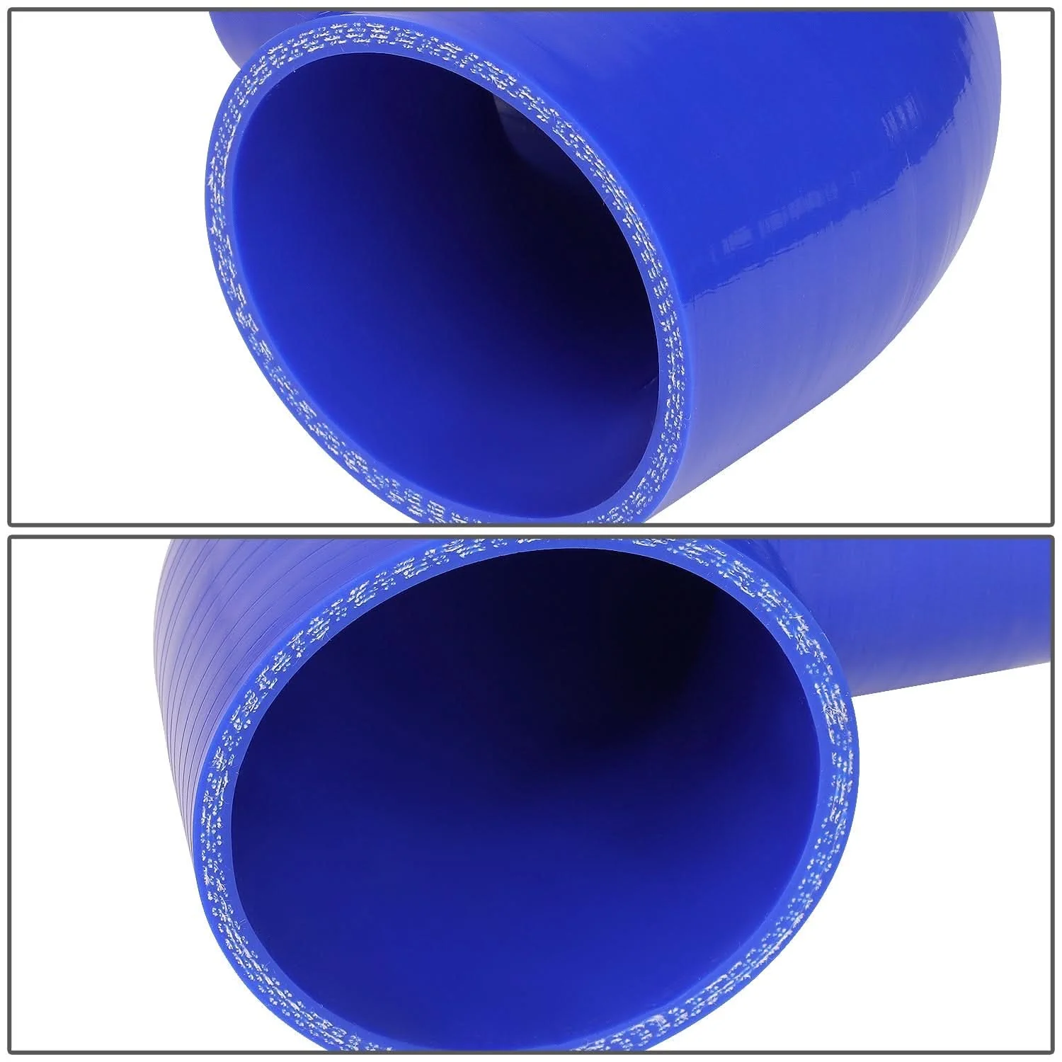 2.75" to 3.00" 90 Degree Silicone Reducer Hose - Blue - Image 2