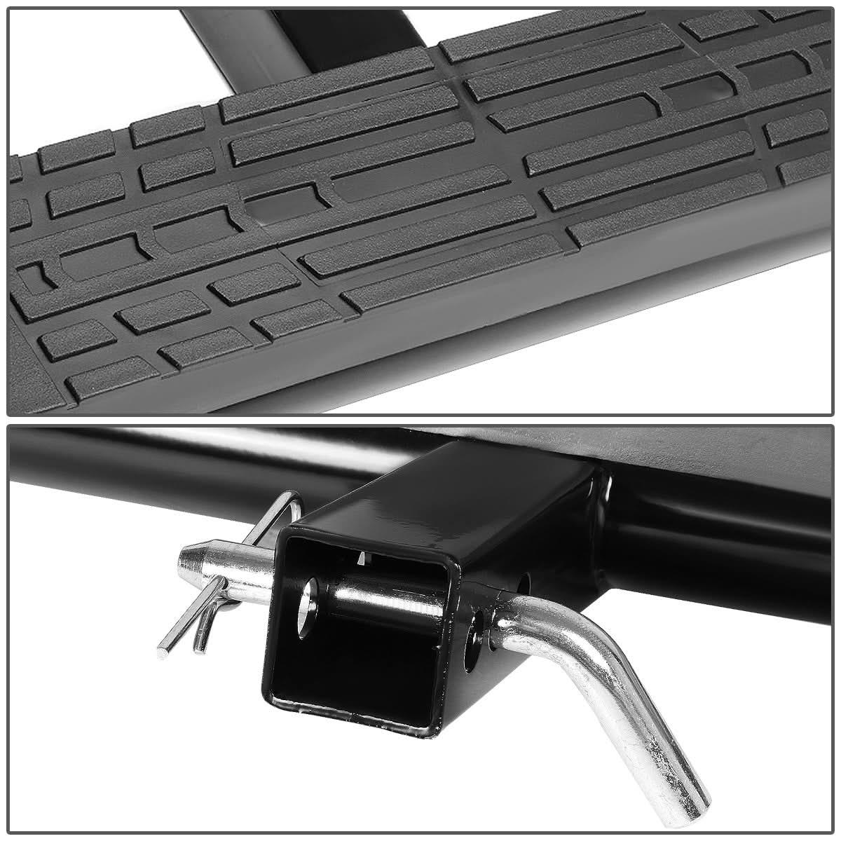 2 Inch Receiver Hitch Step - 37 Inch 4 Inch Oval Step Black - Image 3