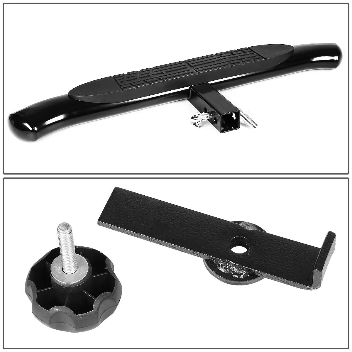 2 Inch Receiver Hitch Step - 37 Inch 4 Inch Oval Step Black - Image 5