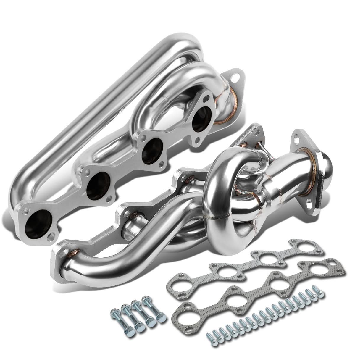 2000-2003 Dodge Pickup Shorty Style Header Stainless Steel - Image 3