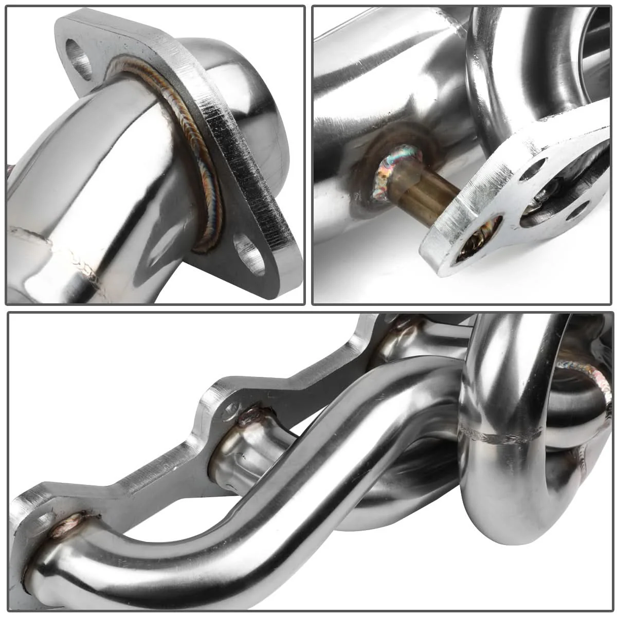 2000-2003 Dodge Pickup Shorty Style Header Stainless Steel - Image 5