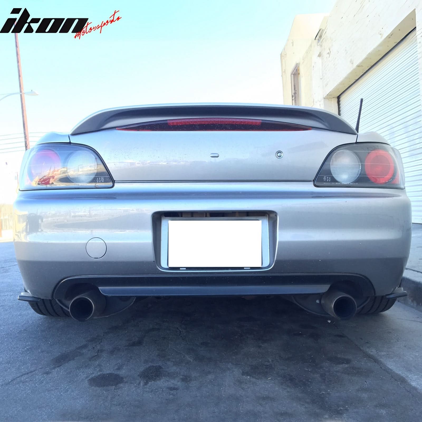 2000-2003 Honda S2000 AP1 CS Style Rear Bumper Lip Corner Apron Black - Image 2