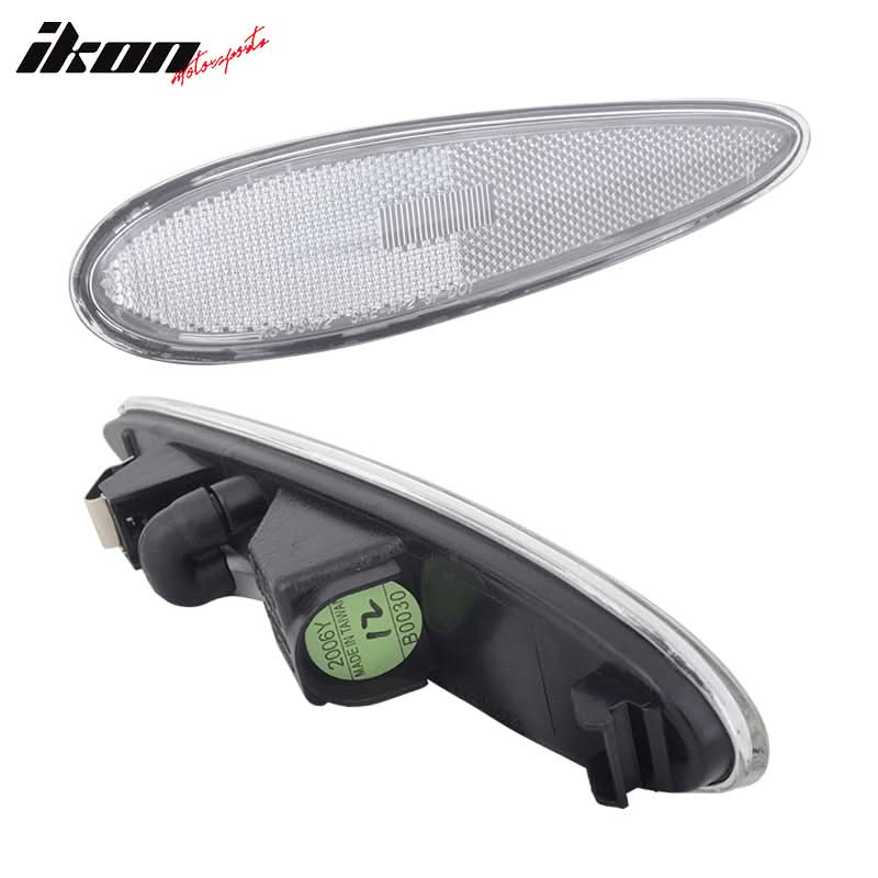 2000-2003 Nissan Maxima JDM Black Front Bumper Side Marker Lights - Image 2