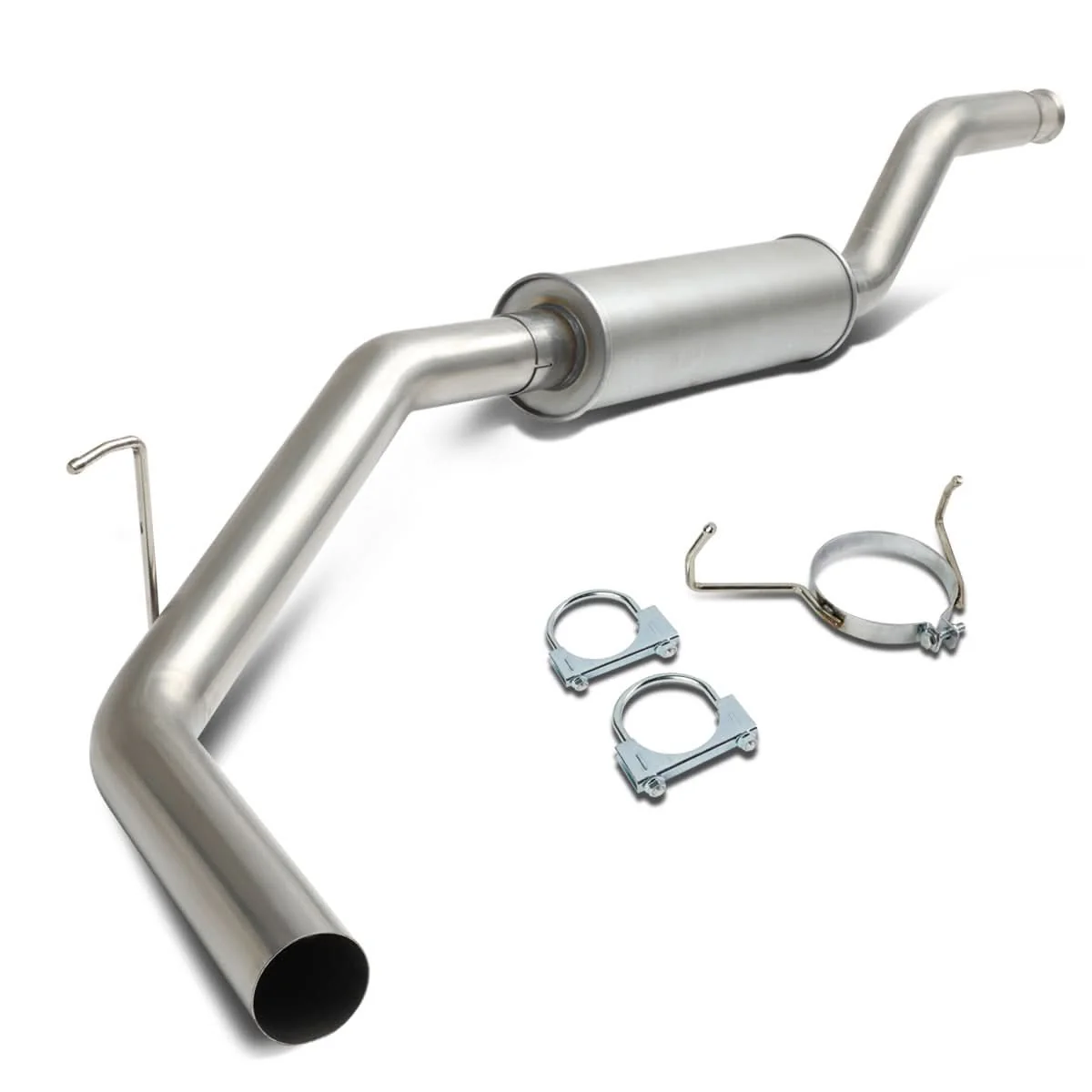 2000-2006 Toyota Tundra 4.7L Catback Exhaust Single Tip Stainless Steel - Image 2