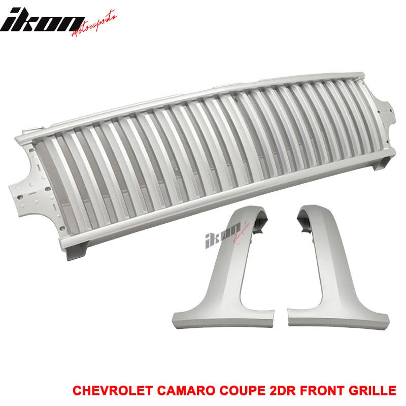 2000-2006Â Tahoe Suburban Front Hood Bumper Grille Guard ABS Silver - Image 2