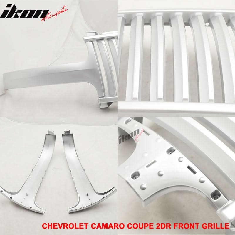 2000-2006Â Tahoe Suburban Front Hood Bumper Grille Guard ABS Silver - Image 3