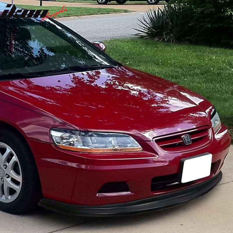 2001-2002 Honda Accord Coupe MDA Style Front Bumper Lip Spoiler PU - Image 2