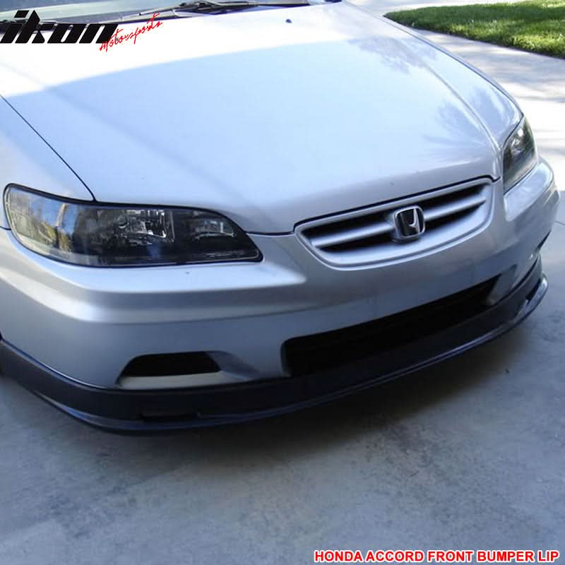 2001-2002 Honda Accord Coupe Mugen PU Front Bumper Lip Spoiler - Image 2