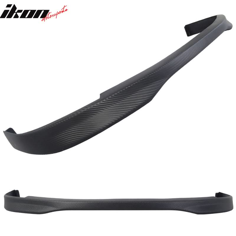 2001-2003 Honda Civic Type-R Style Unpainted Black Front Bumper Lip PU - Image 3