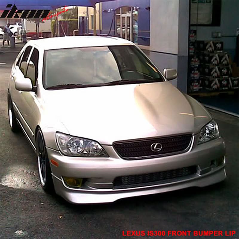 2001-2005 Lexus IS300 AMS Style Unpainted Front Bumper Lip PU - Image 3
