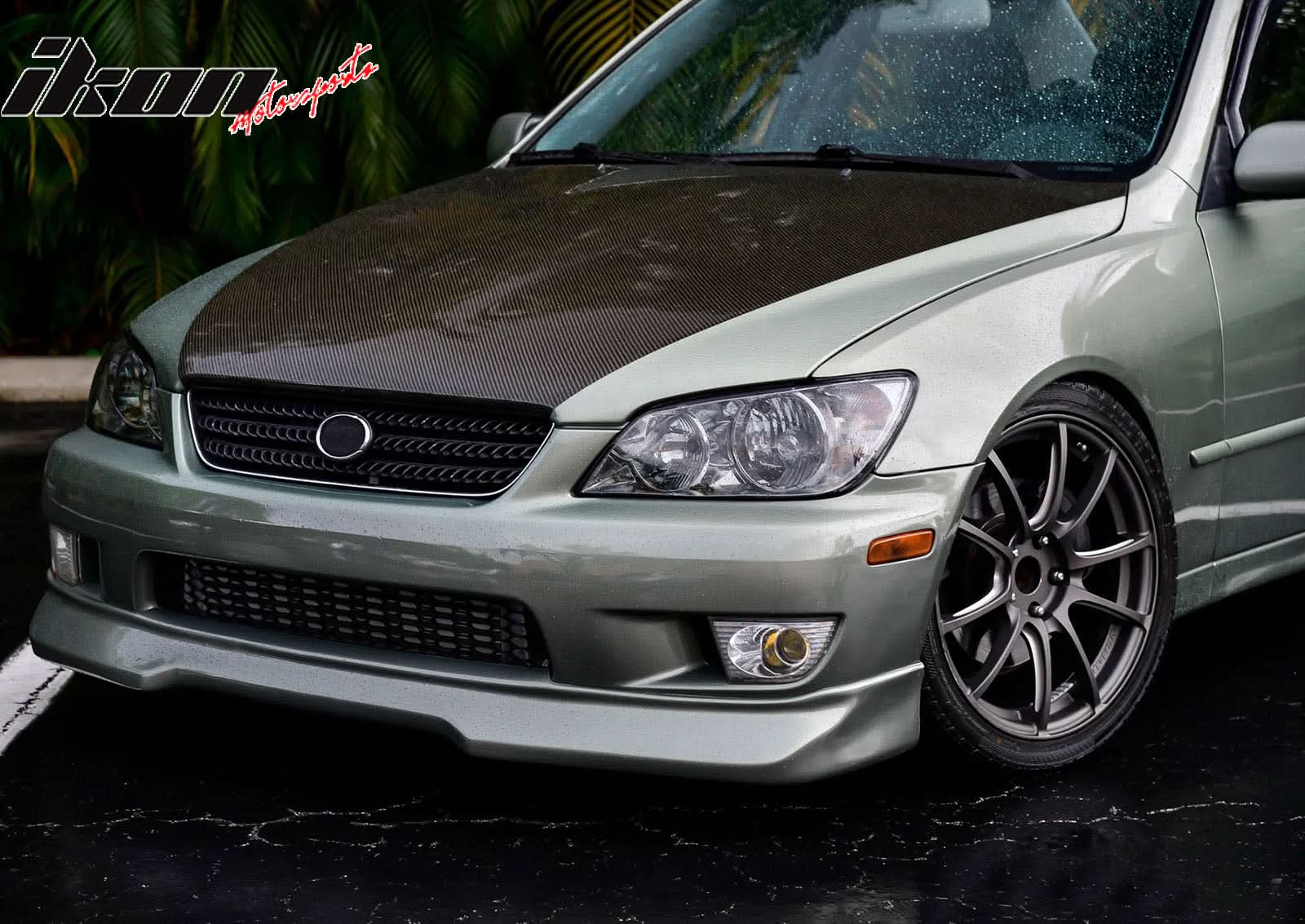 2001-2005 Lexus IS300 Sedan 4Dr GR Style Front Lip Splitter Spoiler PU - Image 3