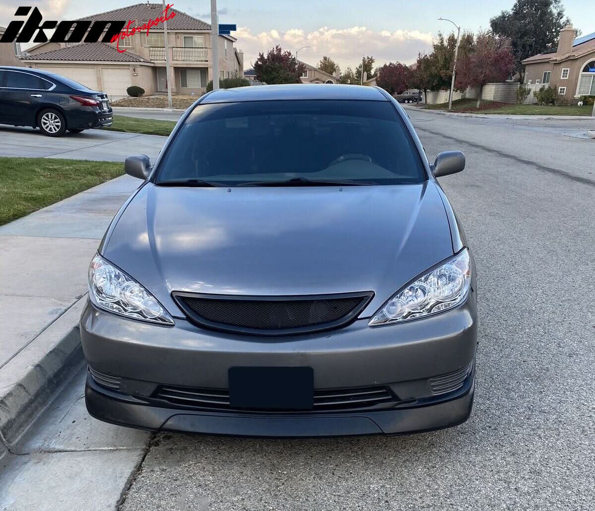 2002-2003 Camry Sedan 4Dr VIP Style Front Bumper Lip Spoiler PU - Image 5