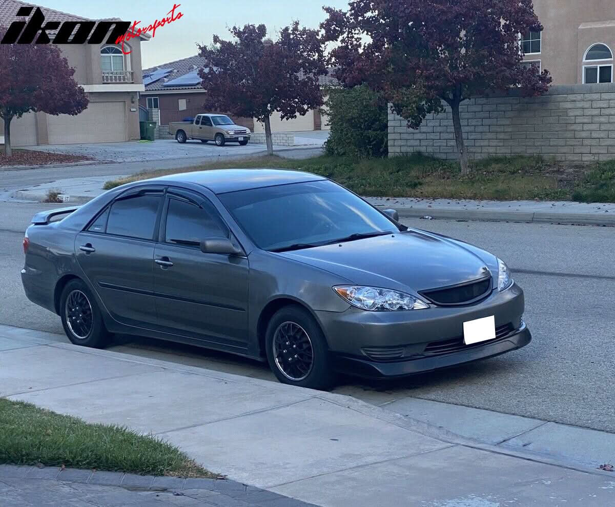 2002-2003 Camry Sedan 4Dr VIP Style Front Bumper Lip Spoiler PU - Image 6
