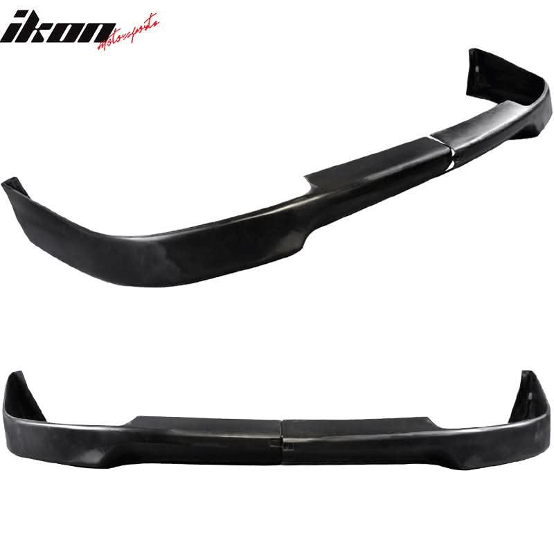 2002-2003 Subaru Impreza V3 Style Unpainted Black Front Bumper Lip PU - Image 3