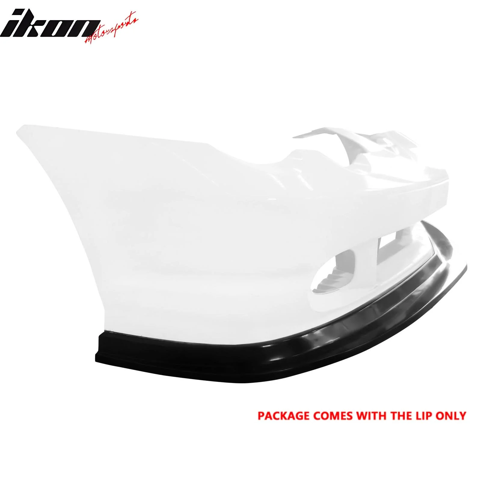 2002-2004 Acura RSX MDA Style Unpainted Black Front Lip Splitter PU - Image 3