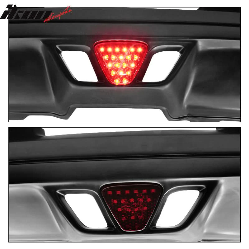 2002-2004 Acura RSX Mugen Style Rear Lip Diffuser LED Brake Light PU - Image 5