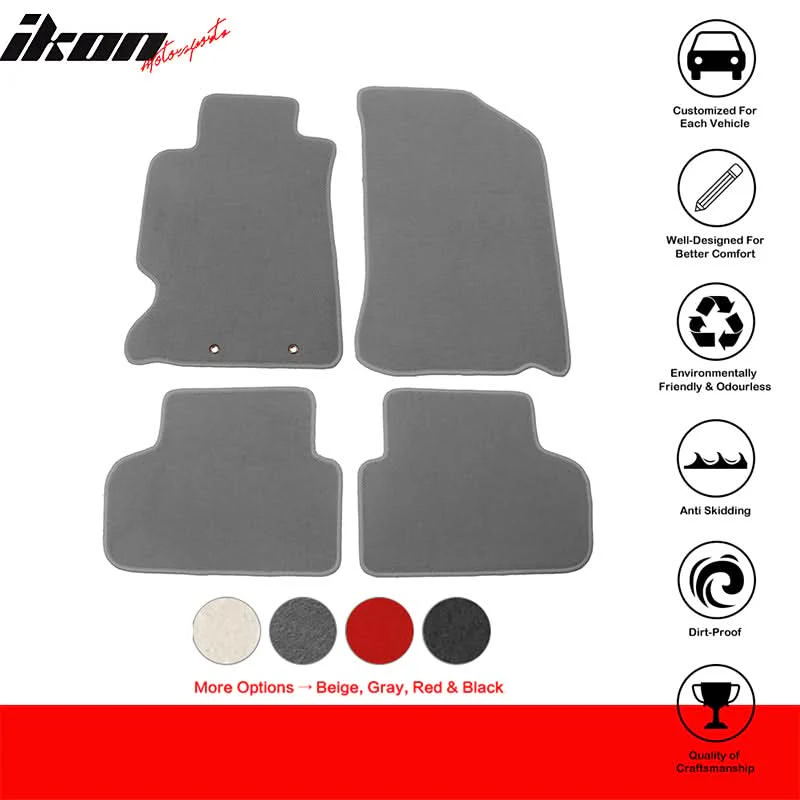 2002-2006 Acura RSX Car Floor Mats Carpet 4PC Nylon - Image 12