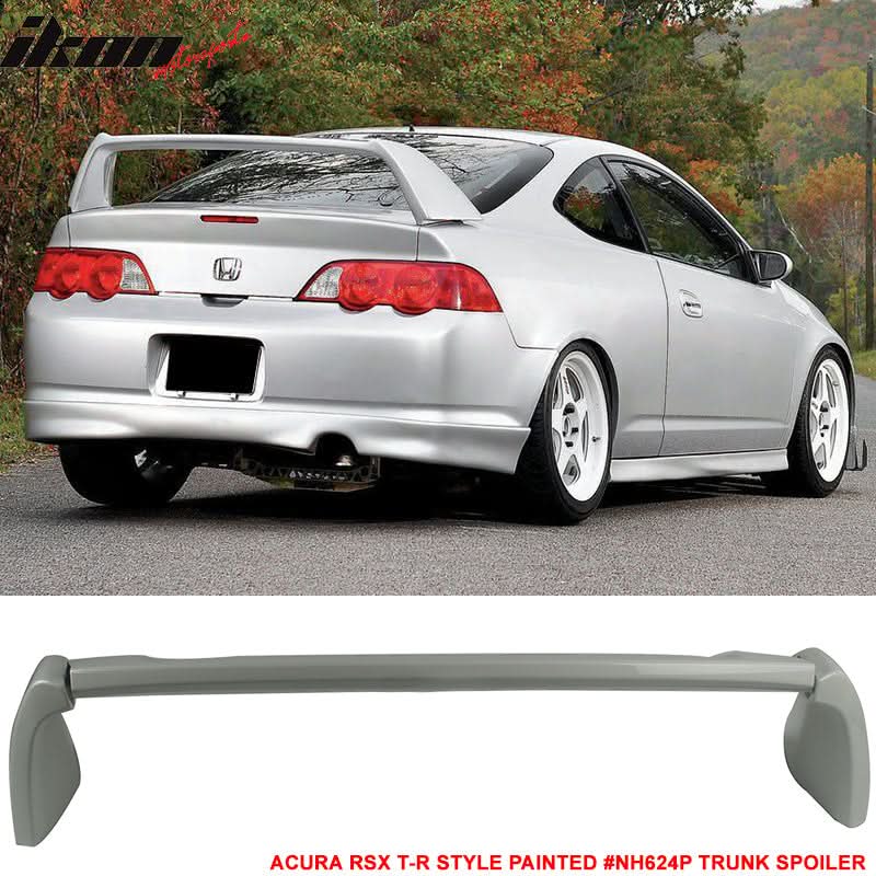 2002-2006 Acura RSX T-R Aspec Painted #NH624P Rear Spoiler Wing + Lid - Image 3