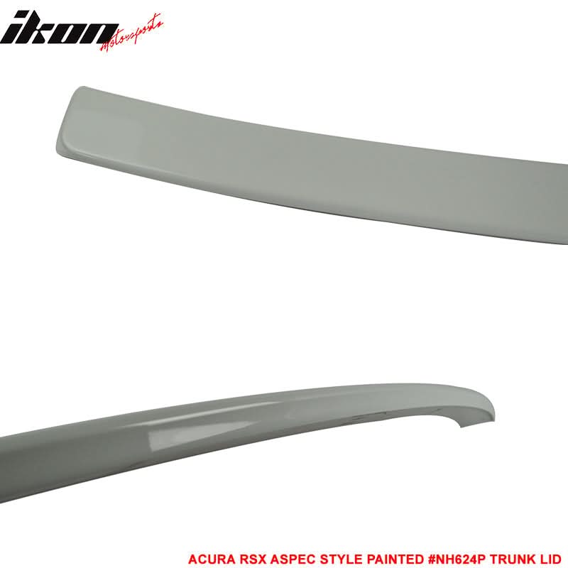 2002-2006 Acura RSX T-R Aspec Painted #NH624P Rear Spoiler Wing + Lid - Image 4