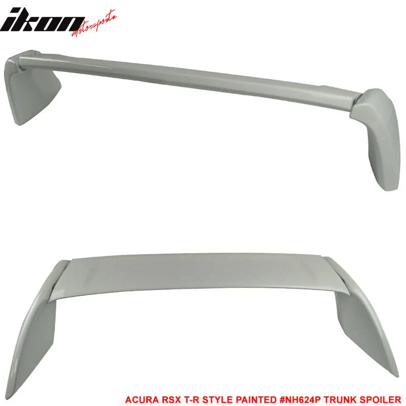 2002-2006 Acura RSX T-R Aspec Painted #NH624P Rear Spoiler Wing + Lid - Image 6